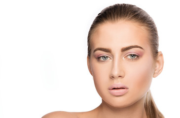 Obraz premium Beauty portrait of young woman.