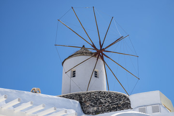 .Oia ( Santorini ) Mulino a Vento