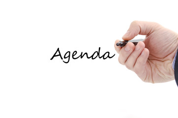 Agenda text concept