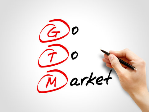 GTM - Go To Market, acronym business concept