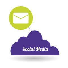 Social media design. media icon. communication concept, 
