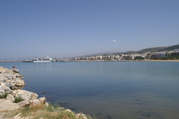 Skyline der kretischen Hafenstadt Rethymnon