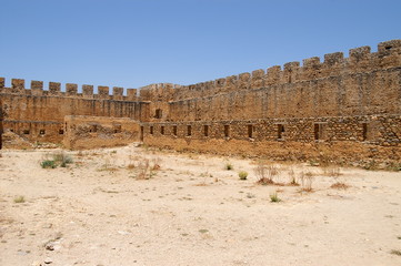 Fototapeta premium Venezianische Festung Frangokastello an der Südküste der Insel Kreta