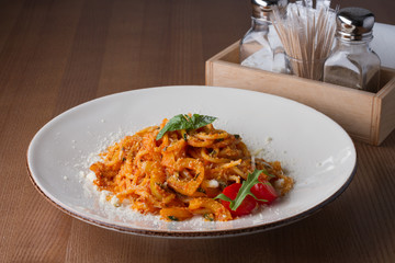 Pasta with vegetables