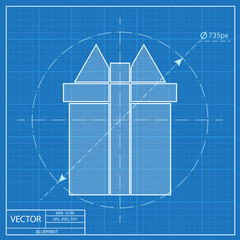 present with bow blueprint icon