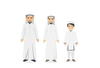 Saudi Arabia Traditional Clothes People
