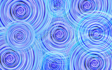 Fototapeta na wymiar Abstract stylish background with vortex circles of blue and violet shades