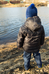 Child on the shore