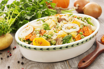 Meat stew with vegetables