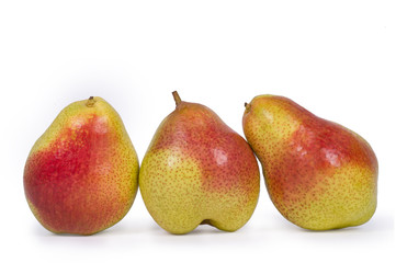 Pears isolated on white background