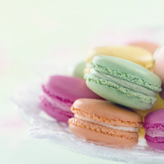 Colorful macarons