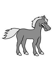 Obraz na płótnie Canvas comic cartoon angry angry public stallion logo design cool sour dangerous horse