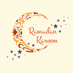 Happy Ramadan Kareem, greeting background vector illustration