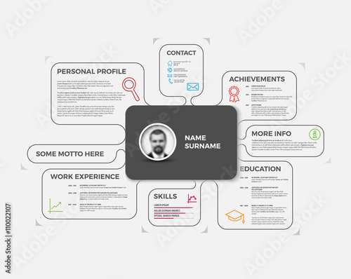 vector original creative cv