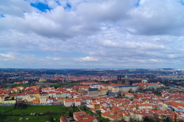 Obraz premium Prag von oben