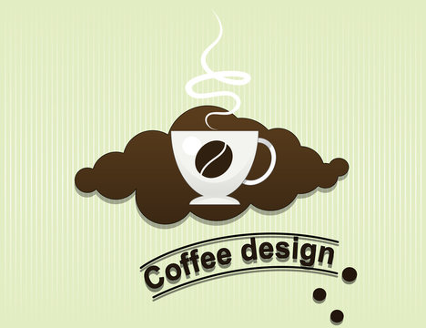 coffee cup flavor design background