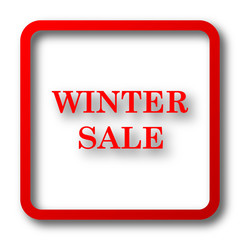 Winter sale icon