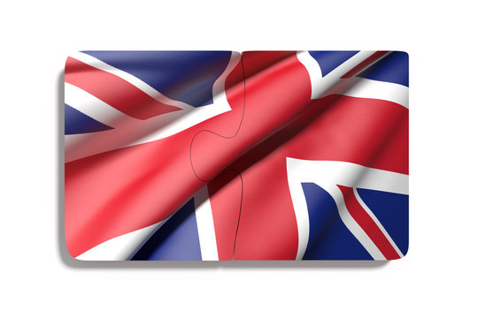 Puzzle United Kingdom flag