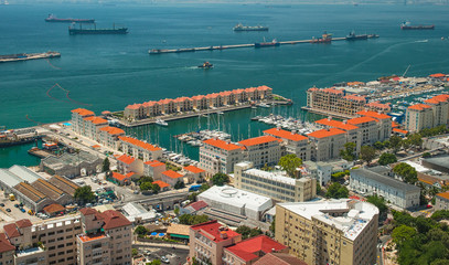Nice view on Gibraltar, UK