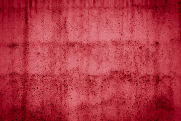 Simple red concrete wall with texture