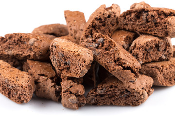 Cantucci with chocolate pieces