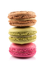 Tasty colorful macaroon