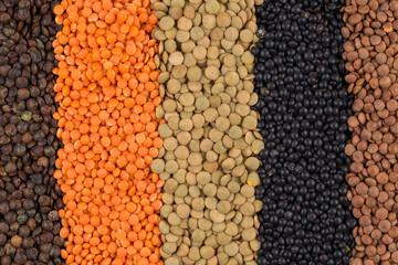mix of lentils