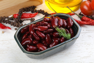 Canned kidney bean