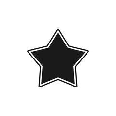 Obraz premium Star computer icon web