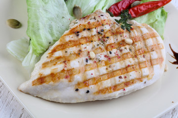 Grilled chicken breast