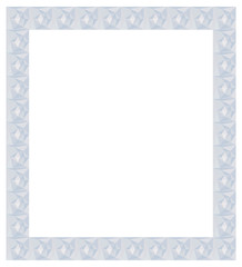 Square abstract geometric frame. Vector polygonal background.