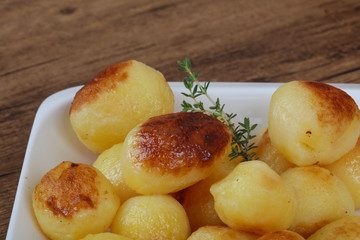 Golden backed potato