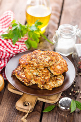 fried meat cutlets