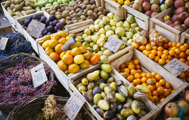 fruit in street market