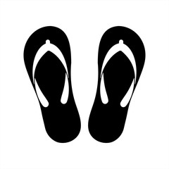 flip-flop shoes sandals tourism summer beach travel icon