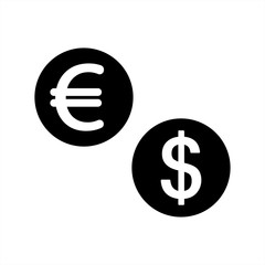 money bank cash euro dollar sign icon