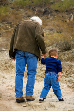 Walking With Grandpa