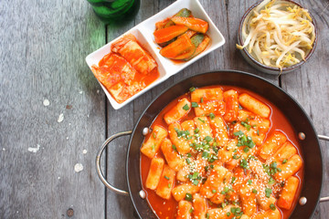 Rice cake korean food