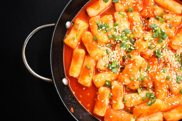 Rice cake korean food isolated