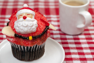 close-up shot of a cupcake.