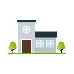 Obraz premium Isolated building