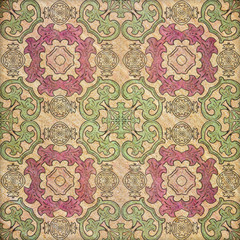 Decorative brown sandstone tile background