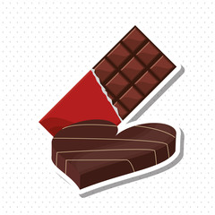 Flat illustration about chocolate design , sweet and delicious