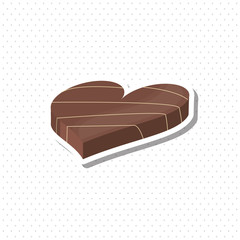 Flat illustration about chocolate design , sweet and delicious