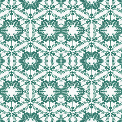 Old ceramic tiles patterns in the park public.