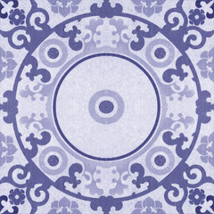 Old ceramic tiles patterns handcraft from thailand In the park p