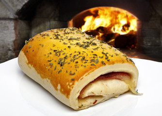 baked stuffed bread
