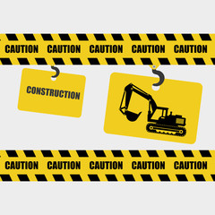 Construction design. work icon. repair concept, vector illustration