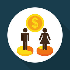 Money design. infographic icon. business concept, vector illustration