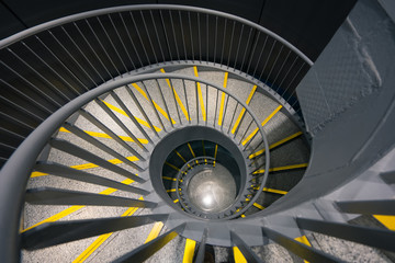 Naklejka premium spiral stairs